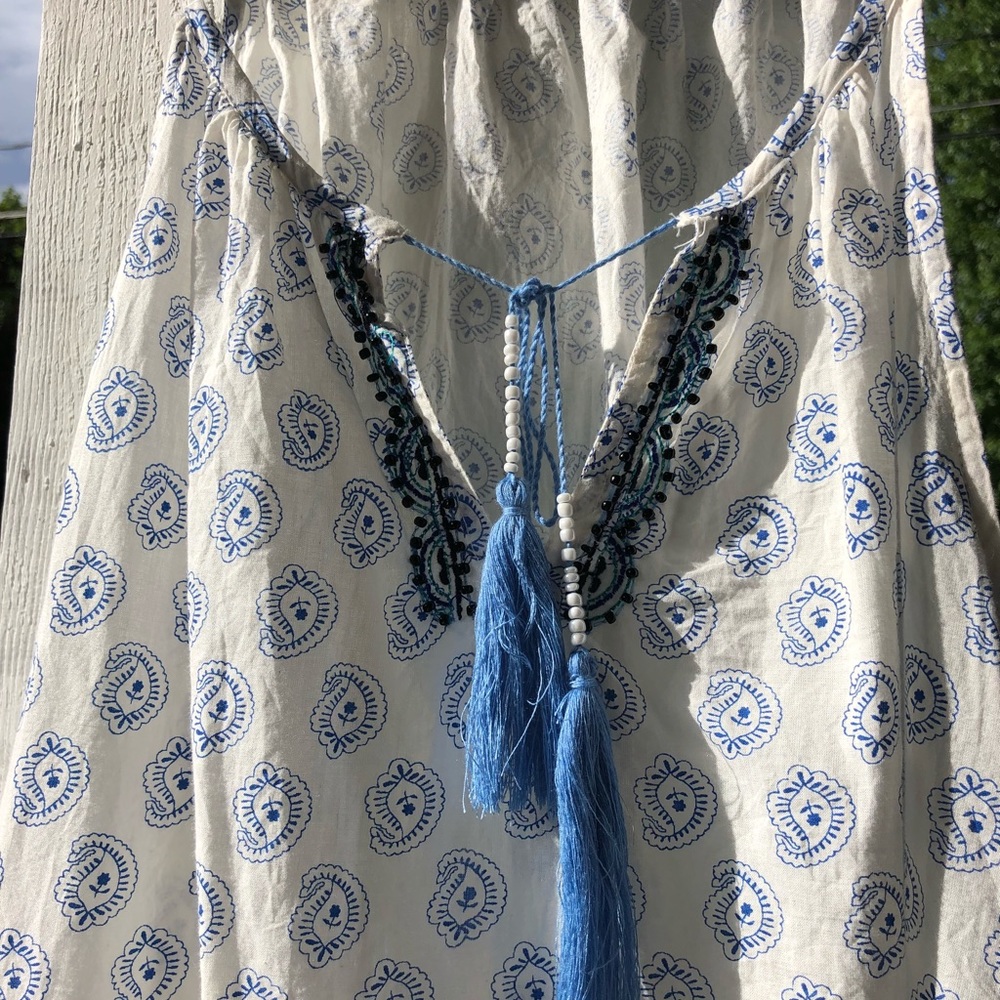 Paisley Tassle Front Tank!